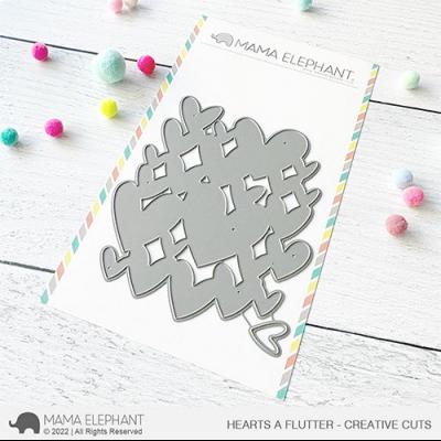 Mama Elephant Creative Cuts - Hearts A Flutter